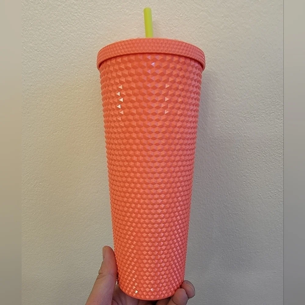 NWT Starbucks 2022 Dragonfruit Studded Venti Tumbler Cup